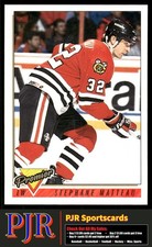 Stephane Matteau 1993-94 Topps Premier #415 Chicago Blackhawks