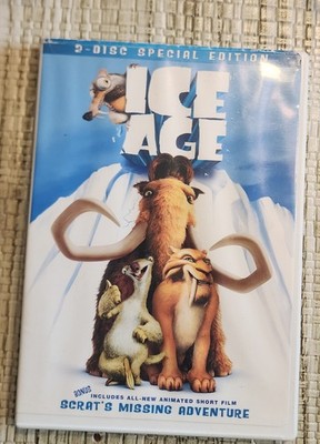 Ice Age 2-Disc Special Edition DVD (Complete, PG 2002 Family/Adventure)