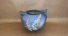 Roseville Pottery American Arts & Crafts Foxglove Vase Planter in Blue 418-6"