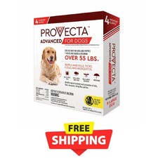 PROVECTA ADVANCED Flea  Tick Treatment for XL Dogs Over 55lbs 4 Month Supply