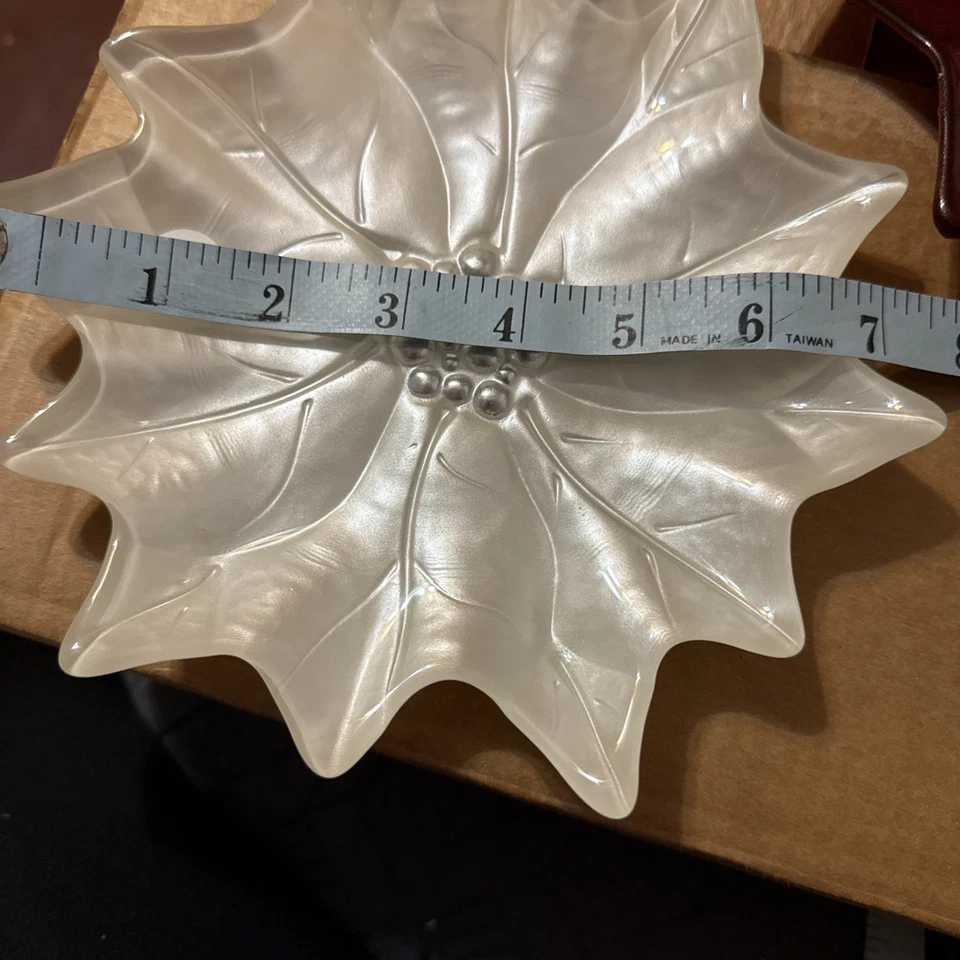 Platos Meridianos Noche Buena 4 rojos y 4 blancos  Foto 3 de 4