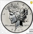 2025 S Peace Dollar PCGS PR70 Reverse Proof From Two-Coin Reverse Proof Set