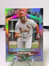 2021 Bowman Platinum Renowned Rookies Dylan Carlson RR-2 Cardinals