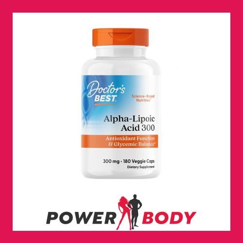 Doctor's Best - Alpha-Lipoic Acid, 300mg - 180 vcaps