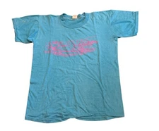 Vintage 80s Miami Vice Drug Smuggler T-shirt Mens S Single Stitch Cigarette Boat