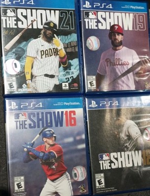 MLB The Show PS4 Lot 16 18 19 21 PS4 Baseball Bundle - Charity Sale TPMCF