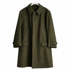 Vintage Salko Austria Full Length Wool Coat  Loden Green  Pure New Wool