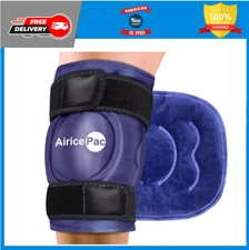 Ice Pack for Knee Pain Relief, Reusable Gel Ice Wrap for Injuries, Swelling, Kne