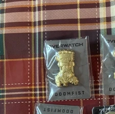 BlizzCon Overwatch Doomfist Gauntlet Collectible Pin Blizzard Limited Exclusive