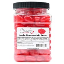 Candy Retailer Jumbo Cinnamon Jelly Beans 2 Lb - Free Shpping 