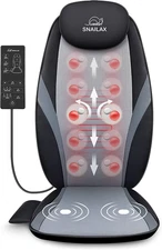 Shiatsu Massage Cushion with Heat Massage Chair Pad Kneading Back Massager for H