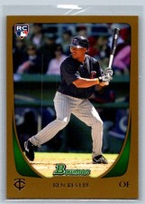 2011 Bowman #202 Ben Revere Gold
