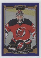 2015-16 O-Pee-Chee Platinum Rainbow Purple 6/25 Cory Schneider #129 4p5