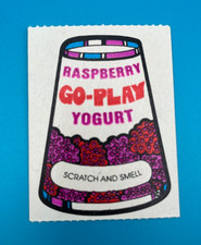 Vintage Scratch Sniff Sticker 80s - Mello Smello Raspberry Yogurt