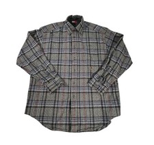 Vintage Tommy Hilfiger Flannel Shirt Mens Large Plaid Button Down 90s