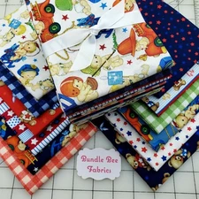 AMERICAN BABY~MICHAEL MILLER Fat Quarter bundle of (12) New Quilting 100% Cotton