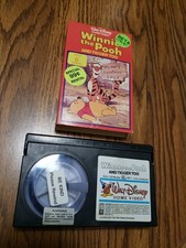Winnie The Pooh And Tigger Too Betamax Tape Walt Disney Home Video Rare Rental