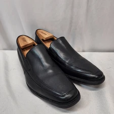 Clarks Men's 13 Tilden Free Slip-On Black Leather Loafer