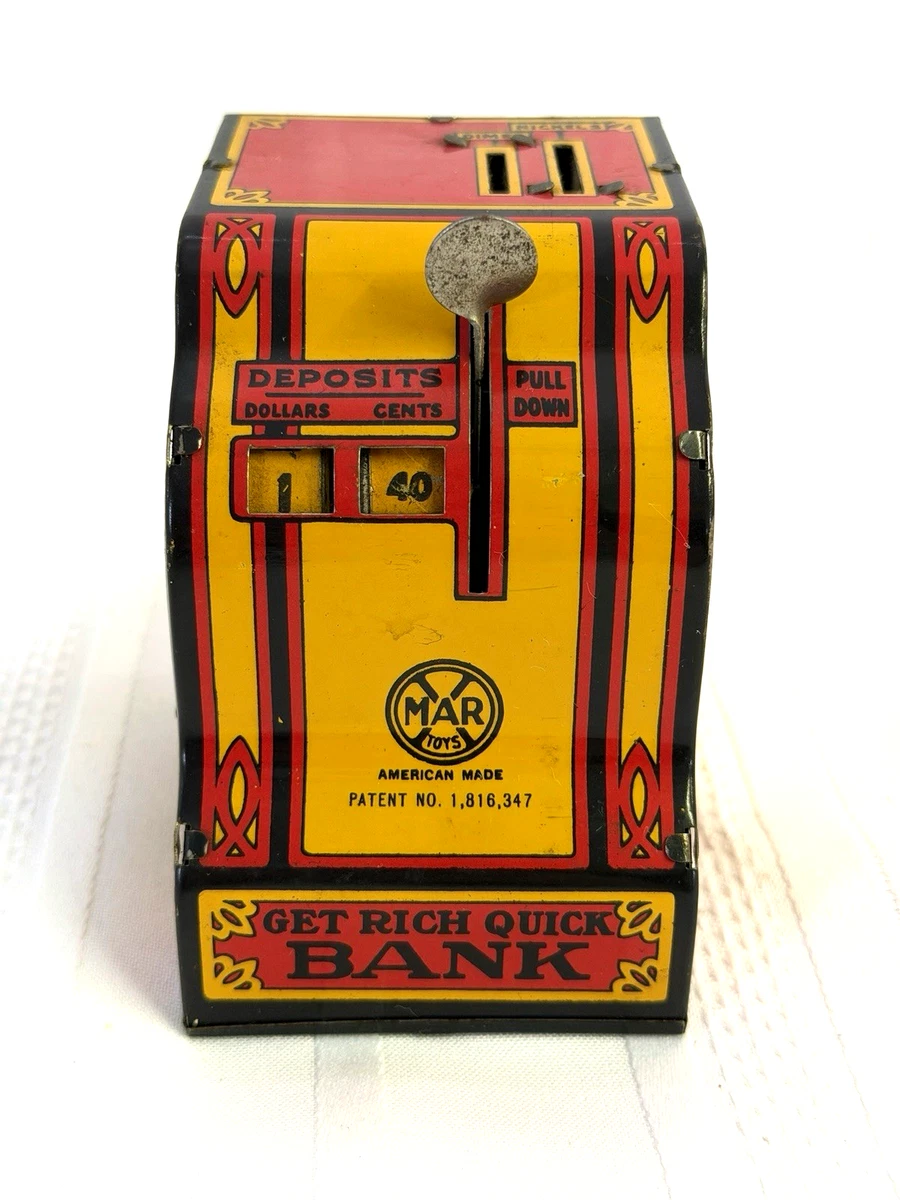 Tin Litho Bank In Collectible Mechanical Banks for sale | eBay