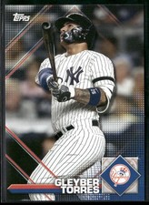 2020 Topps Heritage #3 Gleyber Torres 2020 MLB Sticker Collection Preview