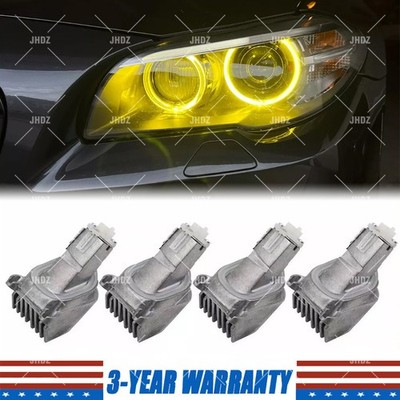 Yellow Angel Eye DRL LED Module For BMW F10 F11 F18 LCI 5 SERIES 2014-2016 XENON