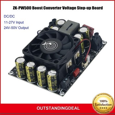 ZK-PW500 DC/DC 11-27V Input   Converter Voltage Step-up Board Output 24V-50V #fv