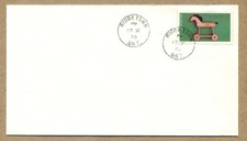CANADA 1979-10-17 CHRISTMAS Antique Toys Sc840 RIDGETOWN ON Post Mark 17¢ FDC