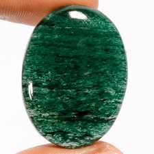 100 Natural Green Aventurine Oval Cabochon Gemstone 46 Ct. 32X24X7 mm GC-41625