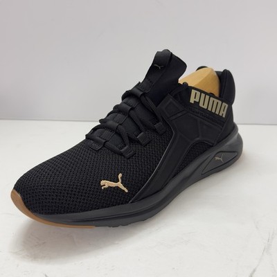 Puma Enzo 2 Revamp Men's 9 Black Gold Athletic Training Shoes 379253-05