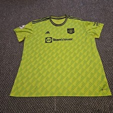 Manchester United Green T Shirt Men's , Harrison NR 5 Size 4XL