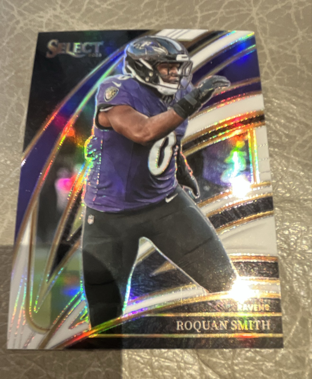 2025 Panini Select - Club Level Roquan Smith #262 White Prizm /35