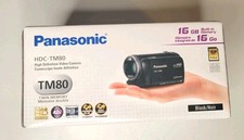 Panasonic HDC-TM80 Camcorder Black 16GB Built-In Memory w/ Charger W/ Battery