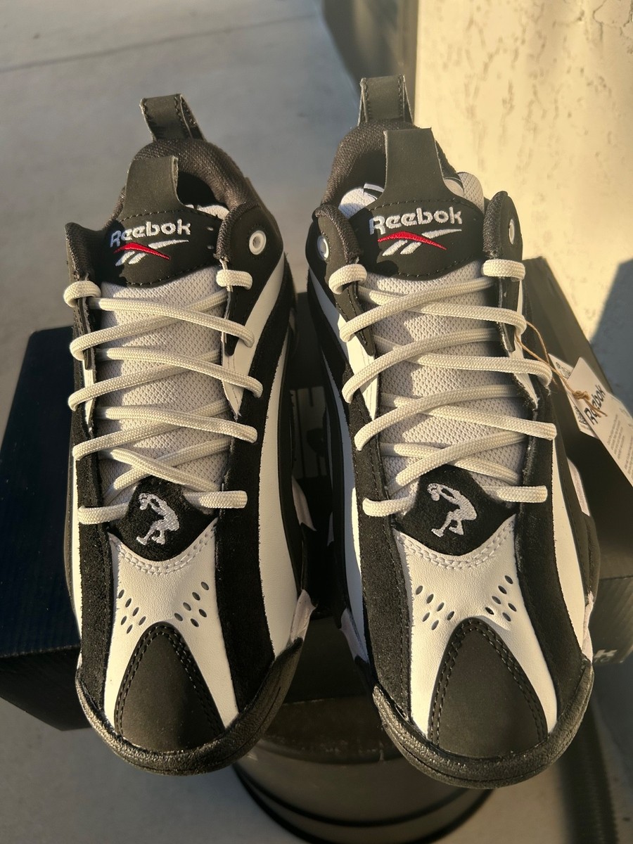 REEBOK SHAQNOSIS LOW SUEDE WHITE/BLACK/RED MEN'S SIZE 7 | eBay