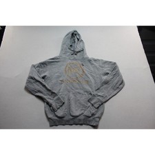 Michael Kors Hoodie Mens Small Gray Excellent Studded Logo Pullover Sweatshirt