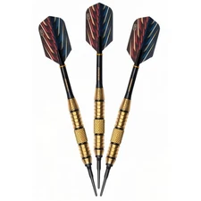 Viper Set of 3 Elite Brass Soft Tip Darts 18 Grams