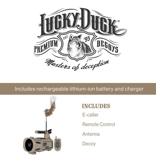 Lucky Duck The Rebel – Electronic Predator Call and Decoy Combo, Coyote and P... - Picture 6 of 9