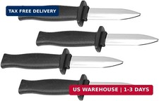 4pcs Retractable Fake Knife Toy Plastic Prop Dagger Trick Blade for Halloween Fo