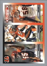 2005 Topps Total Silver #417 Landon Johnson/Marcus Wilkins/Caleb Miller - FB