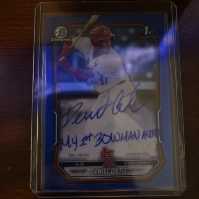 2026 Bowman Deniel Ortiz My First Bowman Auto Blue Refractor /150‼️1/1