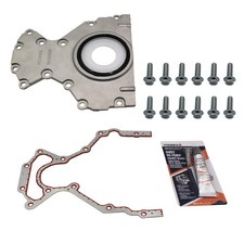 Crankshaft Rear Main Seal - with Housing Cover, Gasket, Bolt Kit for 4.8 5.3 ...