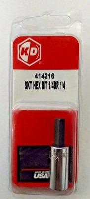 KD Tools 414216 1/4'' DrIve 1/4'' Socket Hex Bit USA