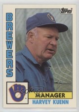 1984 Topps Tiffany Harvey Kuenn #321 0b2