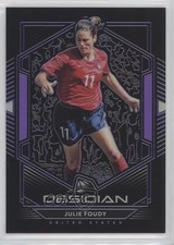 2019-20 Panini Obsidian Electric Etch Purple 5/65 Julie Foudy #100 7m3