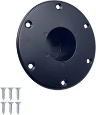 Pedestal Base Round Flush Mount Table Leg Base, Aluminum Pedestal Table Base Fla