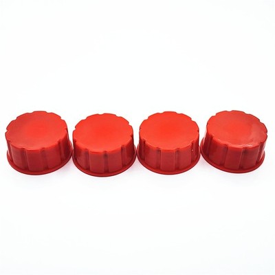 4PCS 1.75'' Inside Diameter Coarse Thread Gas Can Replacement Solid Base Caps