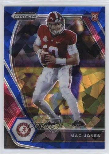 Mac Jones [Blue Ice Prizm] #104 2021 Panini Prizm Draft Picks card