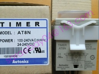 One New Autonics AT8N Timer Genuine In Box Free Shipping