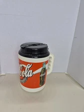 Vintage 1990s Coca-Cola Coke Insulated Travel Mug 64oz Betras USA Thermos