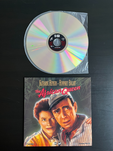 "The African Queen" Laserdisc - Katharine Hepburn Humphrey Bogart - Zdjęcie 1 z 3