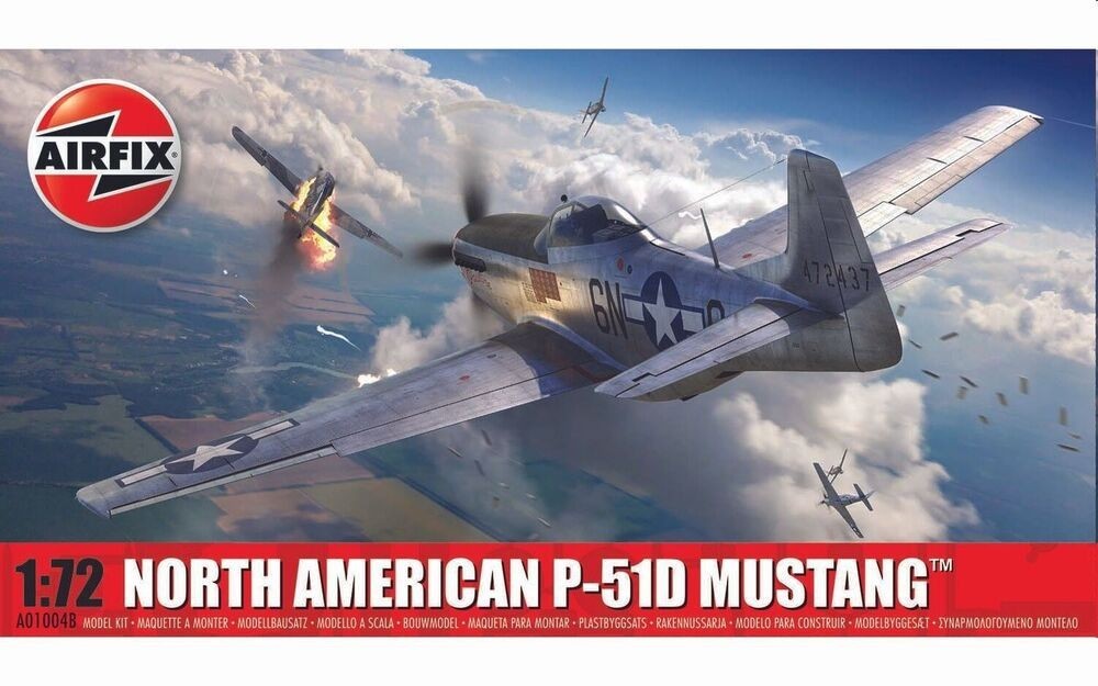 Airfix 01004B North American P-51D Mustang 1:72 Maßstab Modell Bausatz - Bild 4